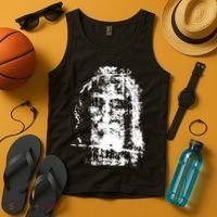 Sketch Of Jesus Face Portrait Tank Top thumb 4