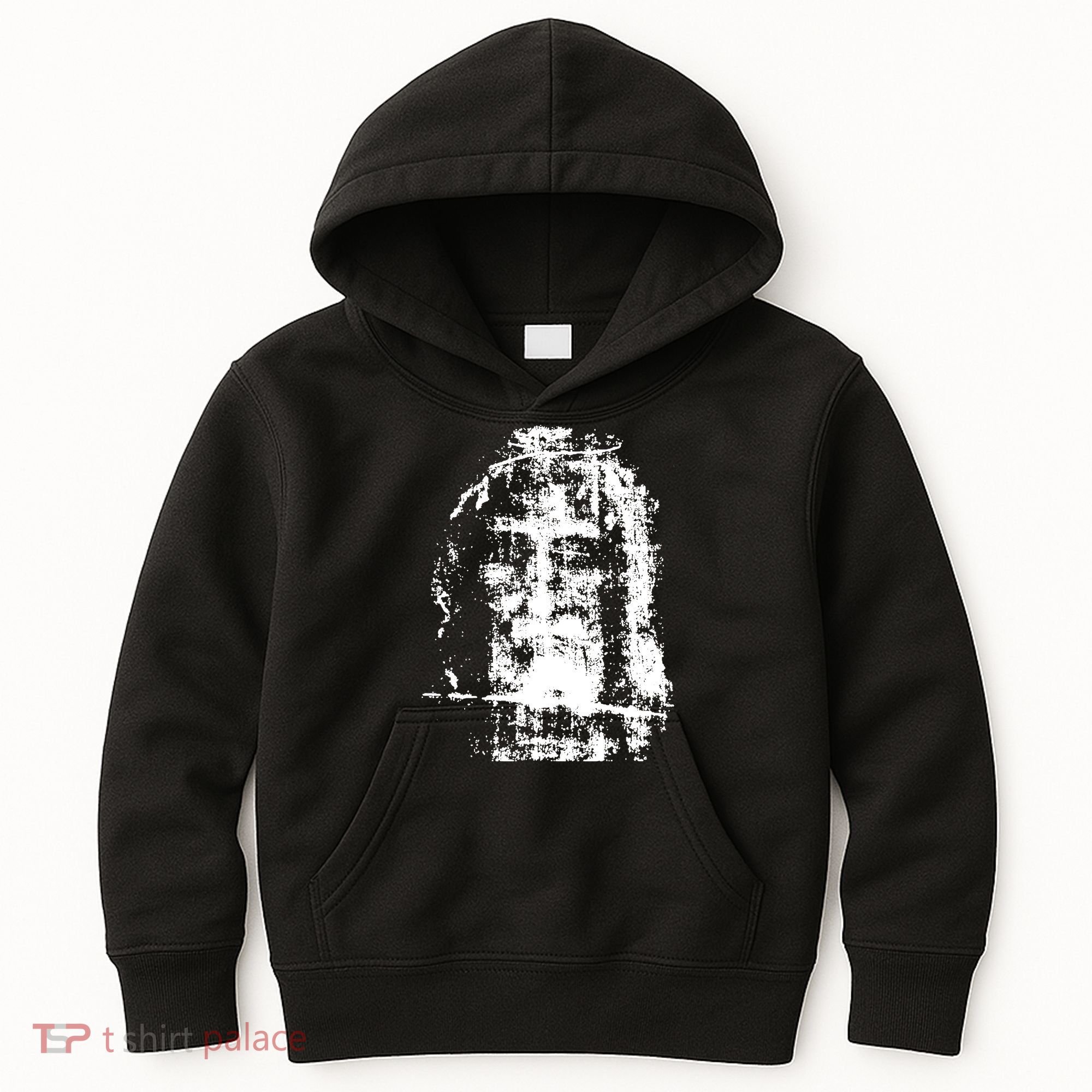 Sketch Of Jesus Face Portrait Kids Hoodie