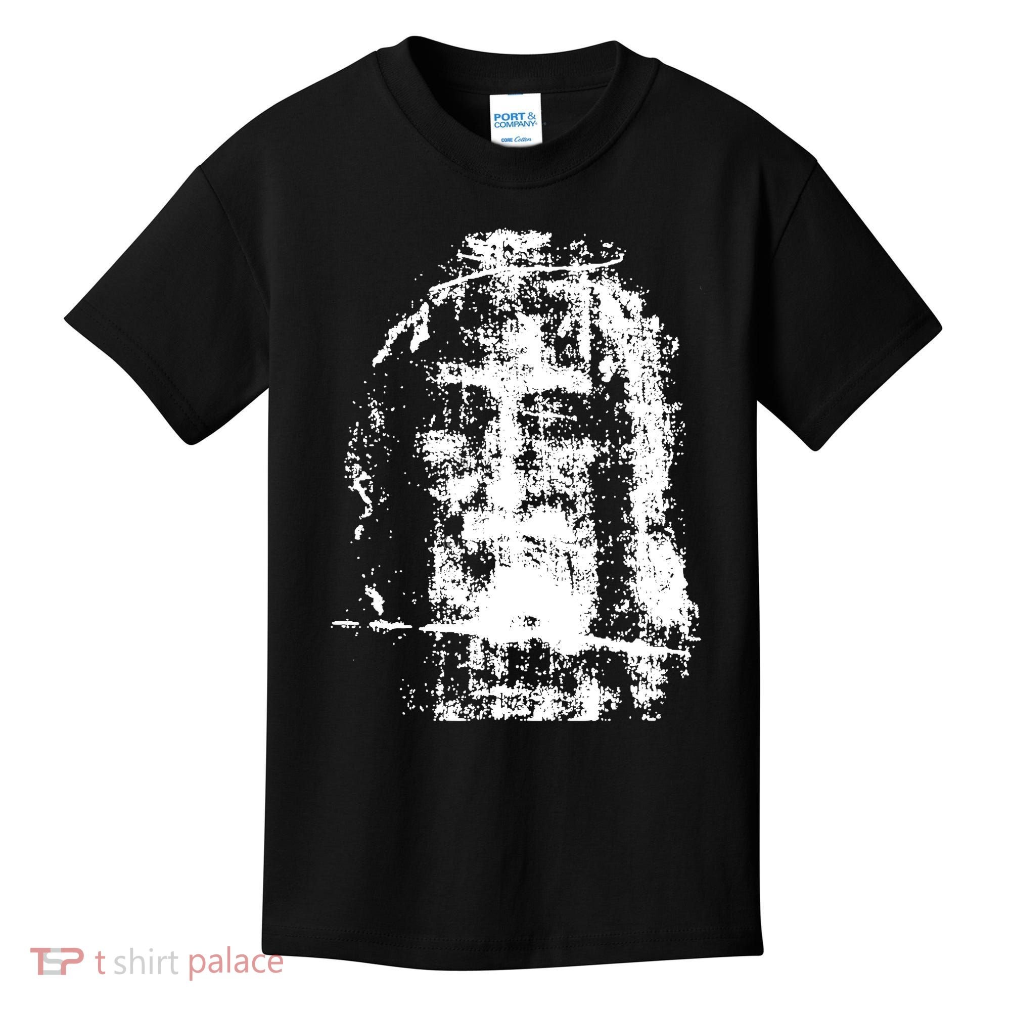 Sketch Of Jesus Face Portrait Kids T-Shirt