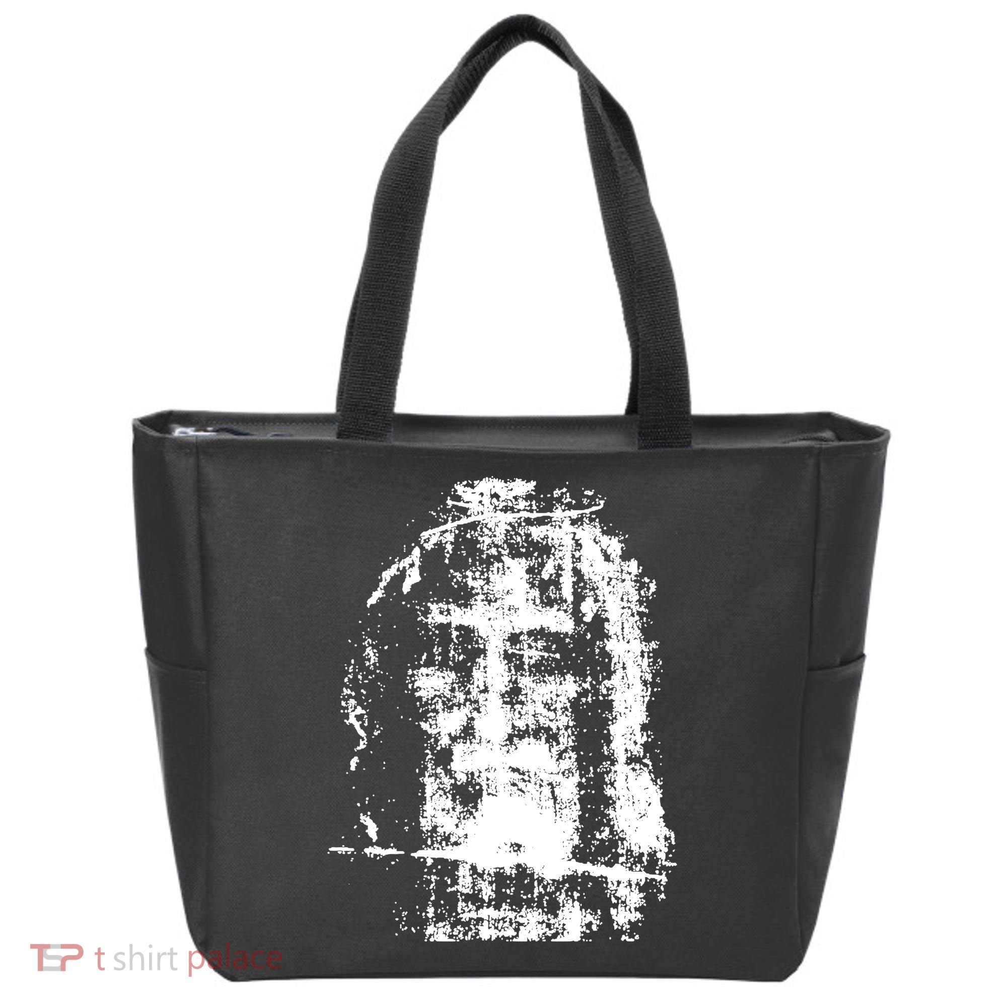 Sketch Of Jesus Face Portrait Tote Bag