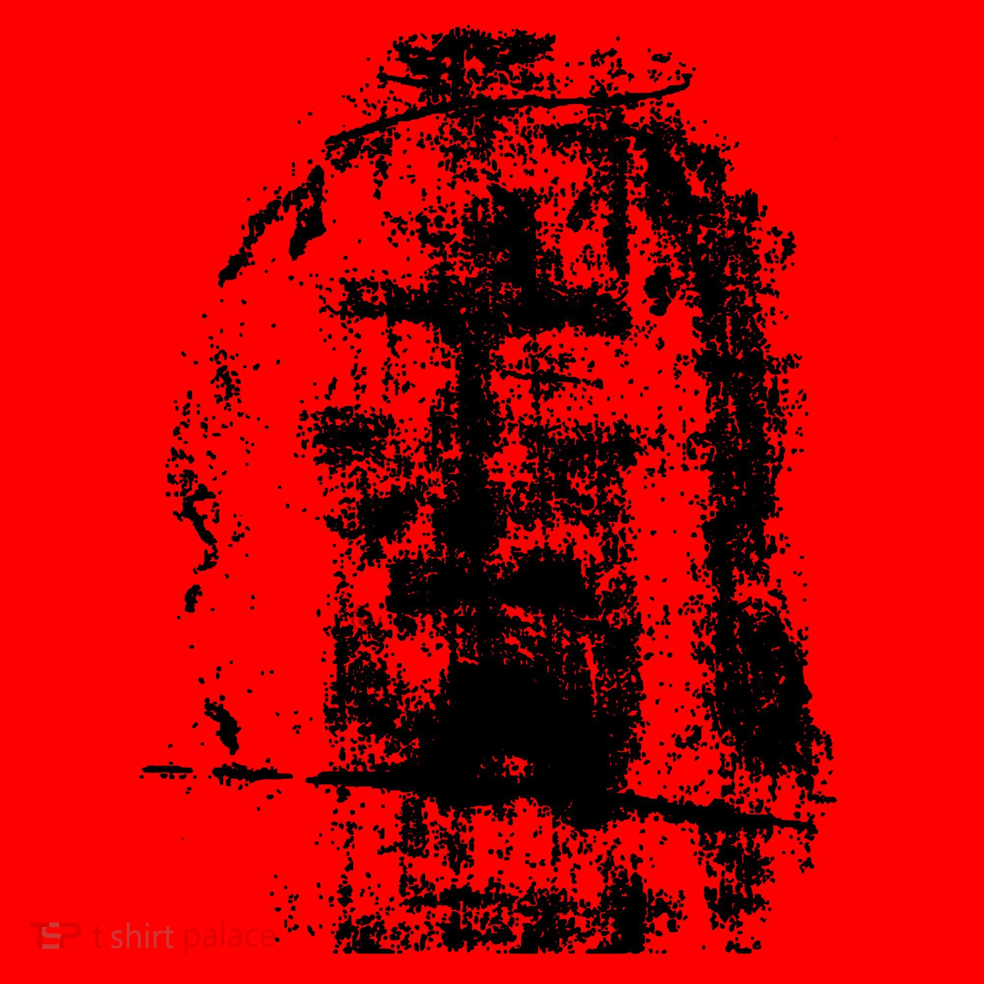 Sketch Of Jesus Face Portrait Santa Hat