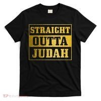 Straight Outta Judah Hebrew Israelite Clothing Jewish Israel T-Shirt thumb 0