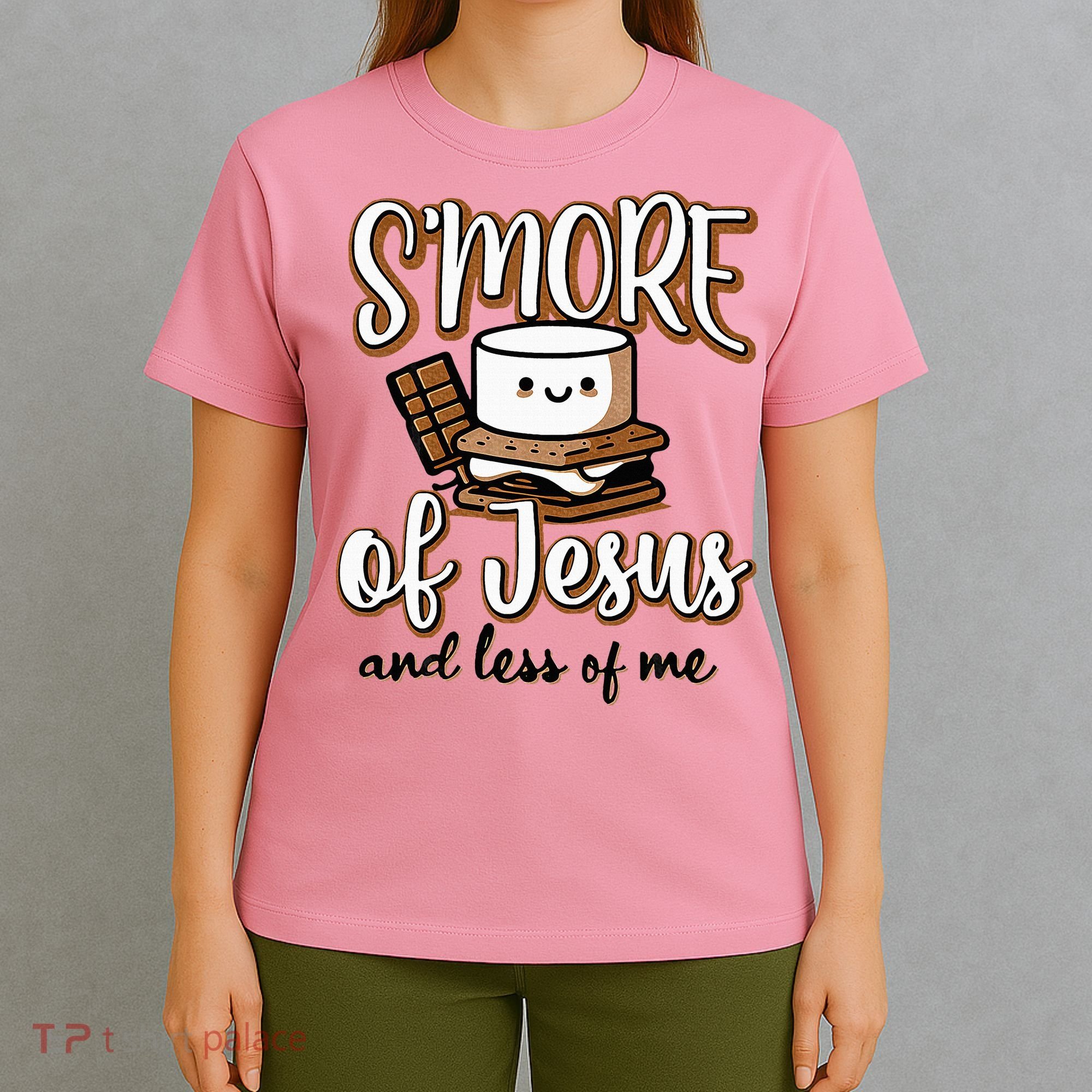 SMore Of Jesus Less Of Me Funny Christian Smore T-Shirt