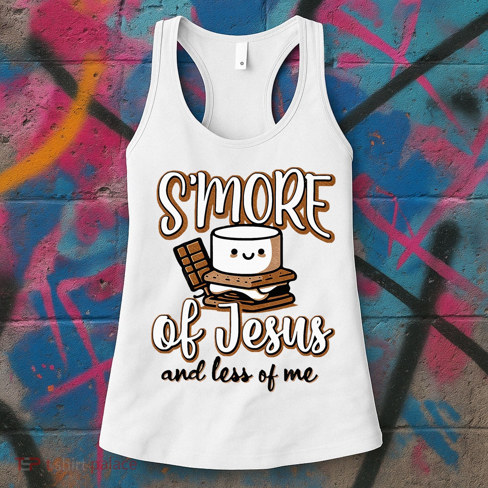 SMore Of Jesus Less Of Me Funny Christian Smore Women's Tank Top