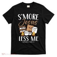 Smore Of Jesus Less Me Christian Camper Church Camping T-Shirt thumb 0