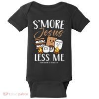 Smore Of Jesus Less Me Christian Camper Church Camping Baby Bodysuit thumb 0
