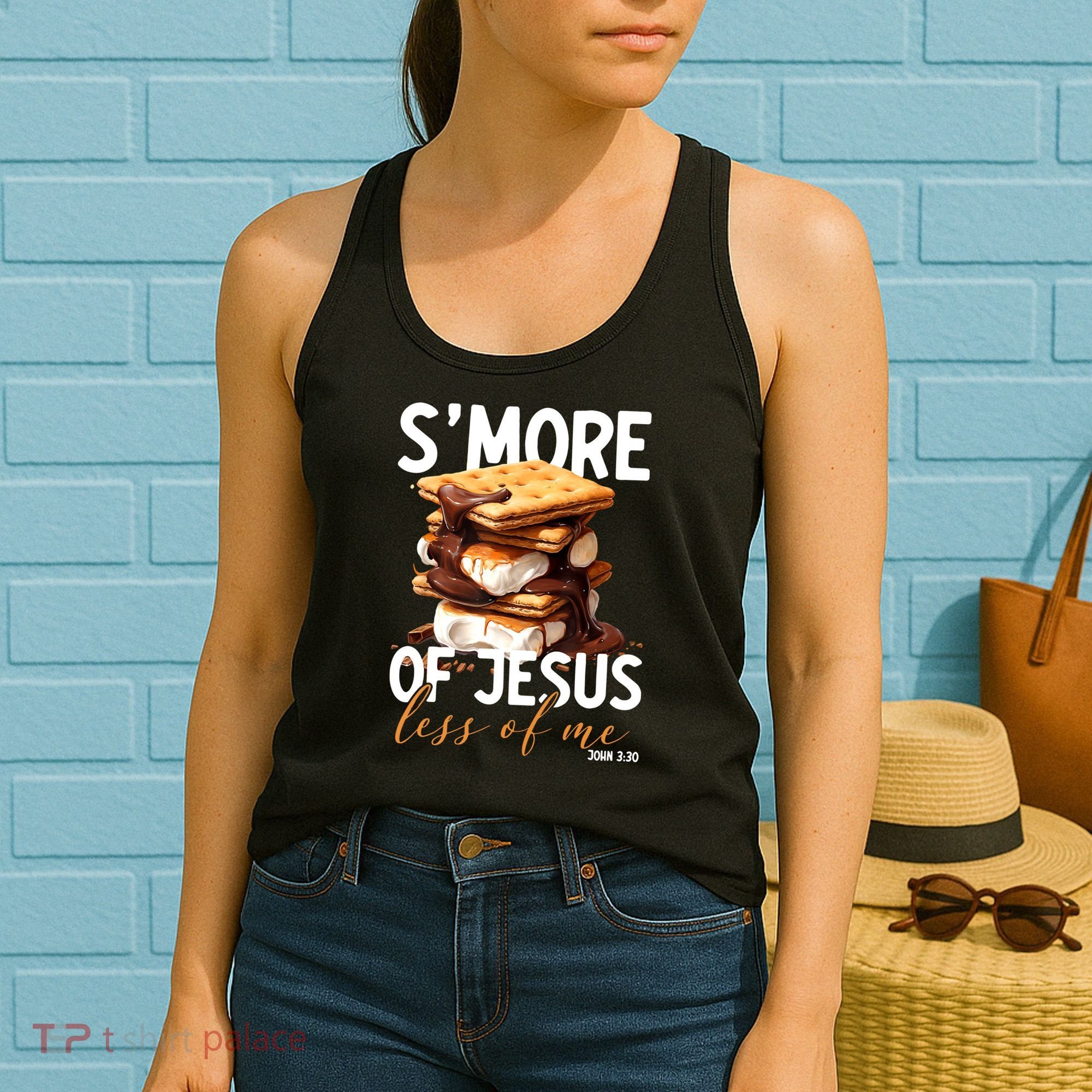 Smore Of Jesus Less Of Me Funny Christian Smore Gift Women's Tank Top