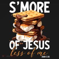 Smore Of Jesus Less Of Me Funny Christian Smore Gift Baby Bodysuit thumb 2