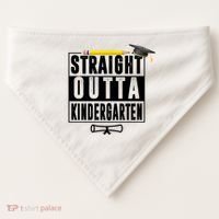 Straight Outta Kindergarten USA-Made Doggie Bandana thumb 0