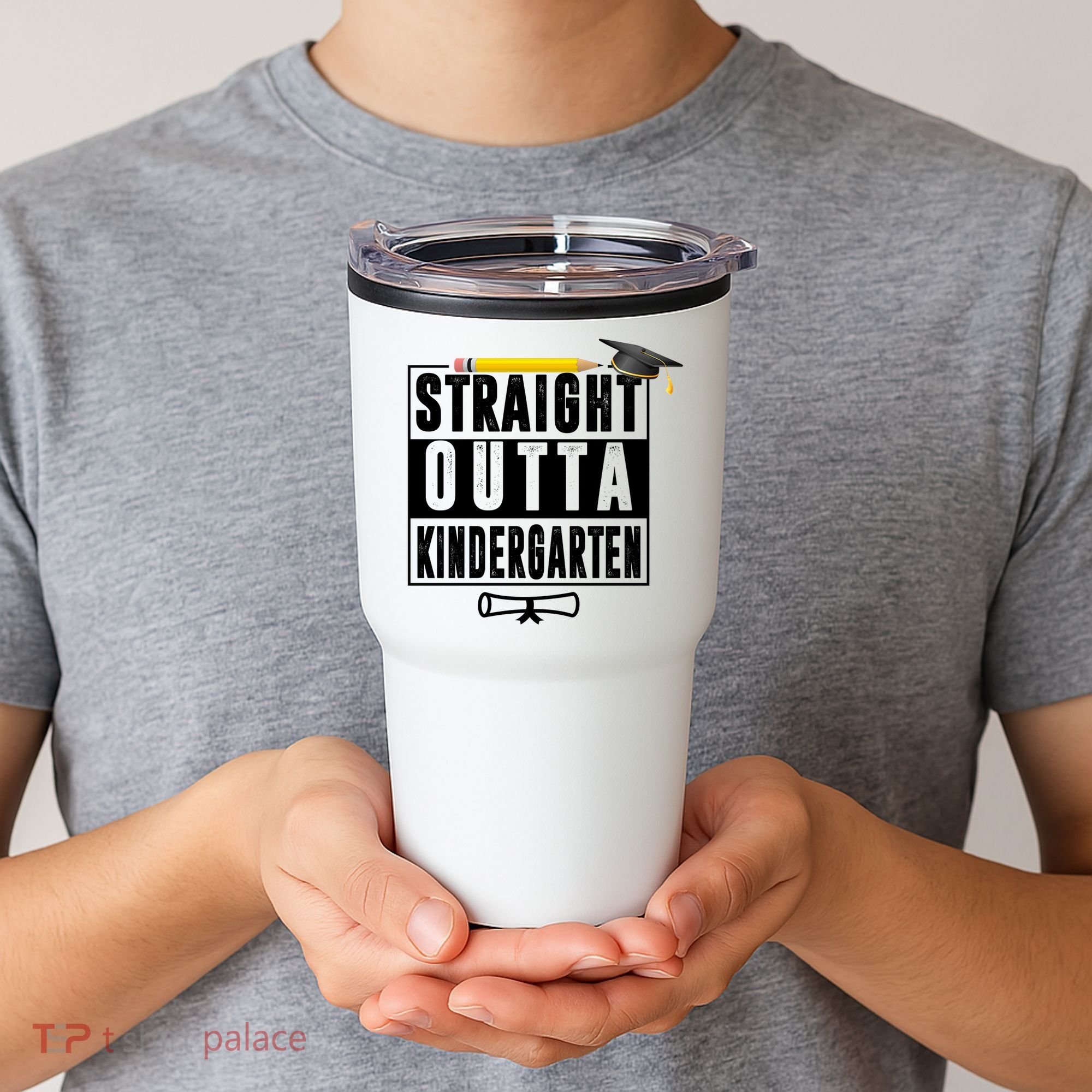 Straight Outta Kindergarten Tumbler