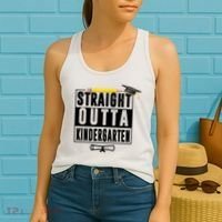 Straight Outta Kindergarten Women's Tank Top thumb 2