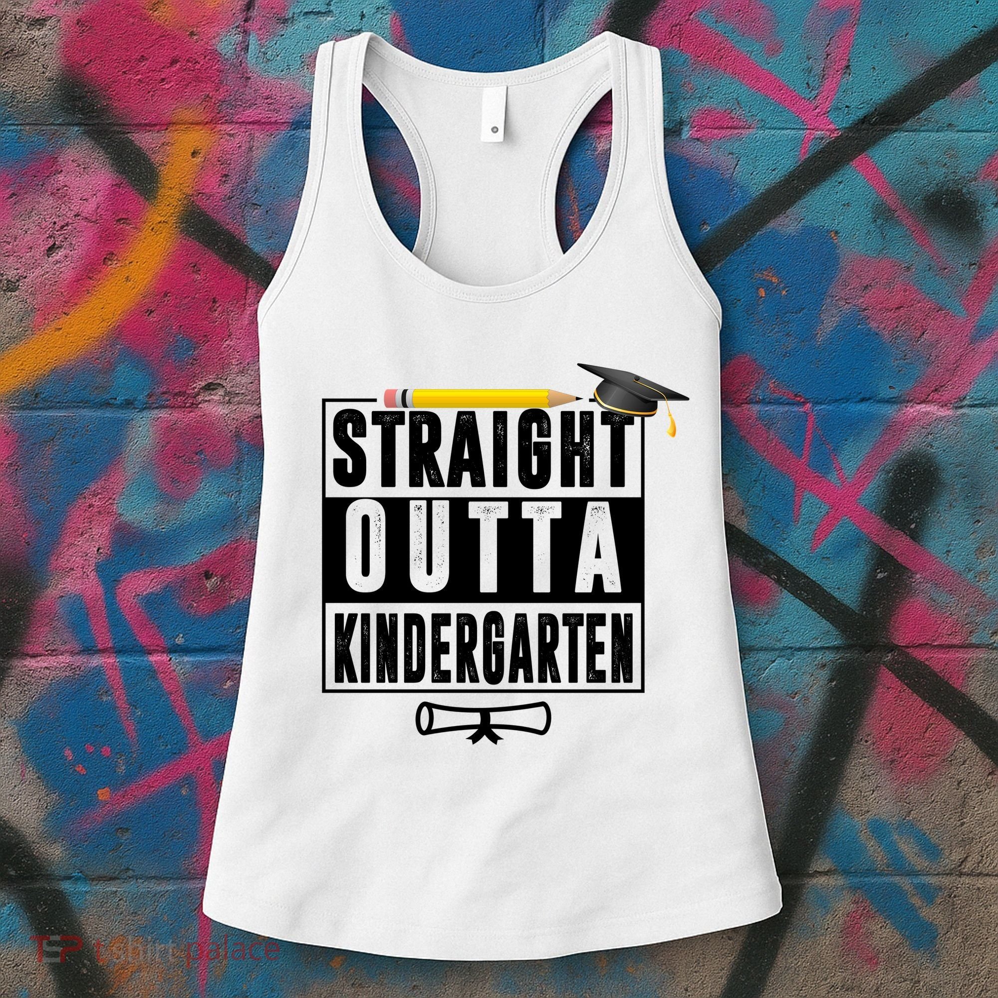 Straight Outta Kindergarten Women's Tank Top
