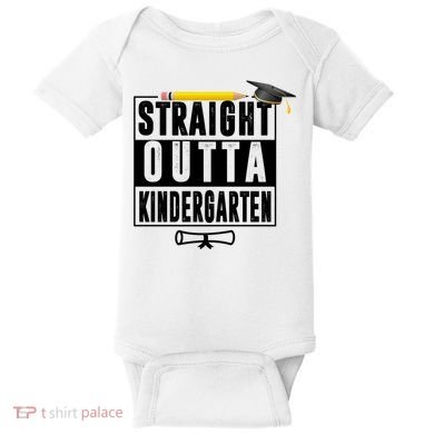 Straight Outta Kindergarten Baby Bodysuit