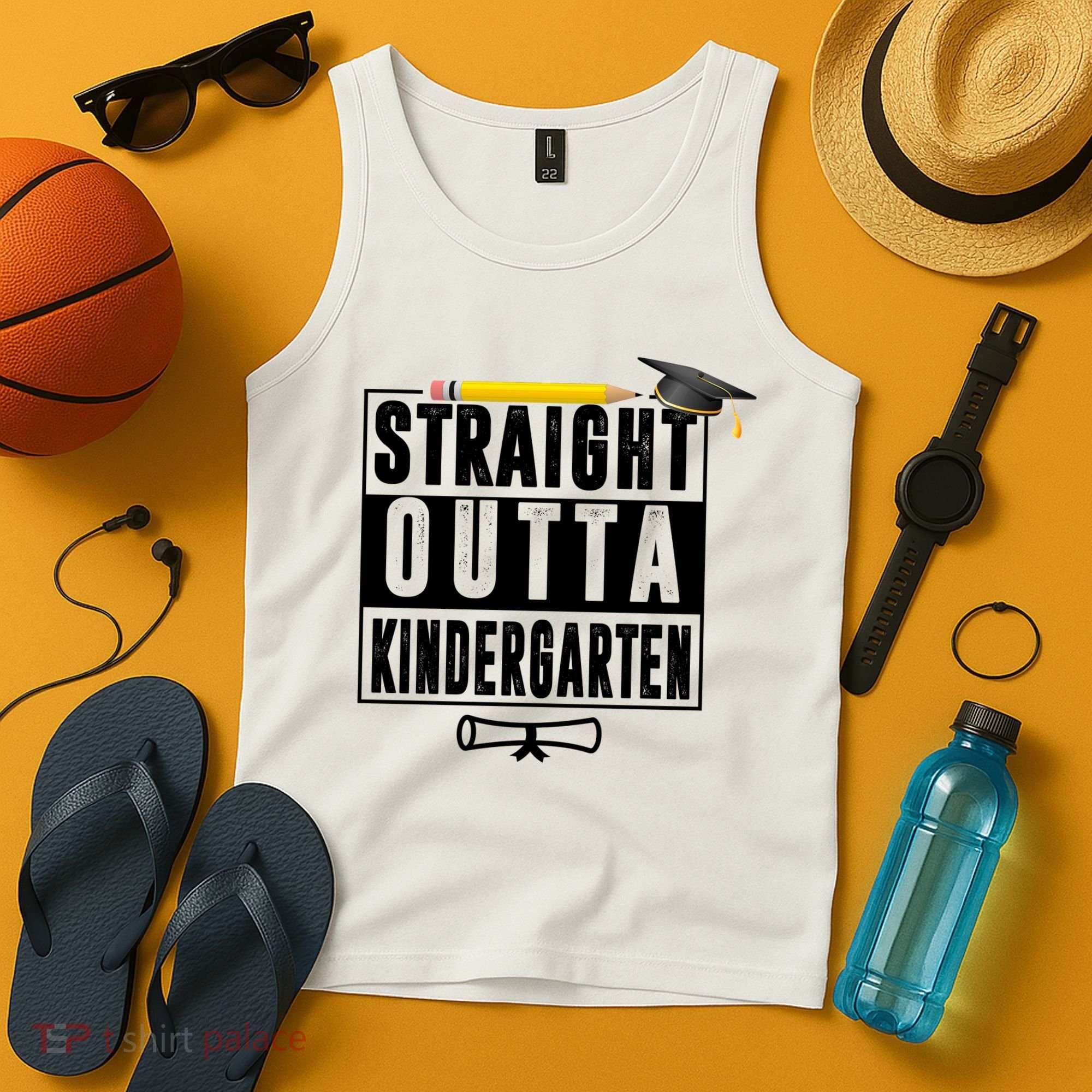 Straight Outta Kindergarten Tank Top