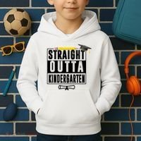 Straight Outta Kindergarten Kids Hoodie thumb 2