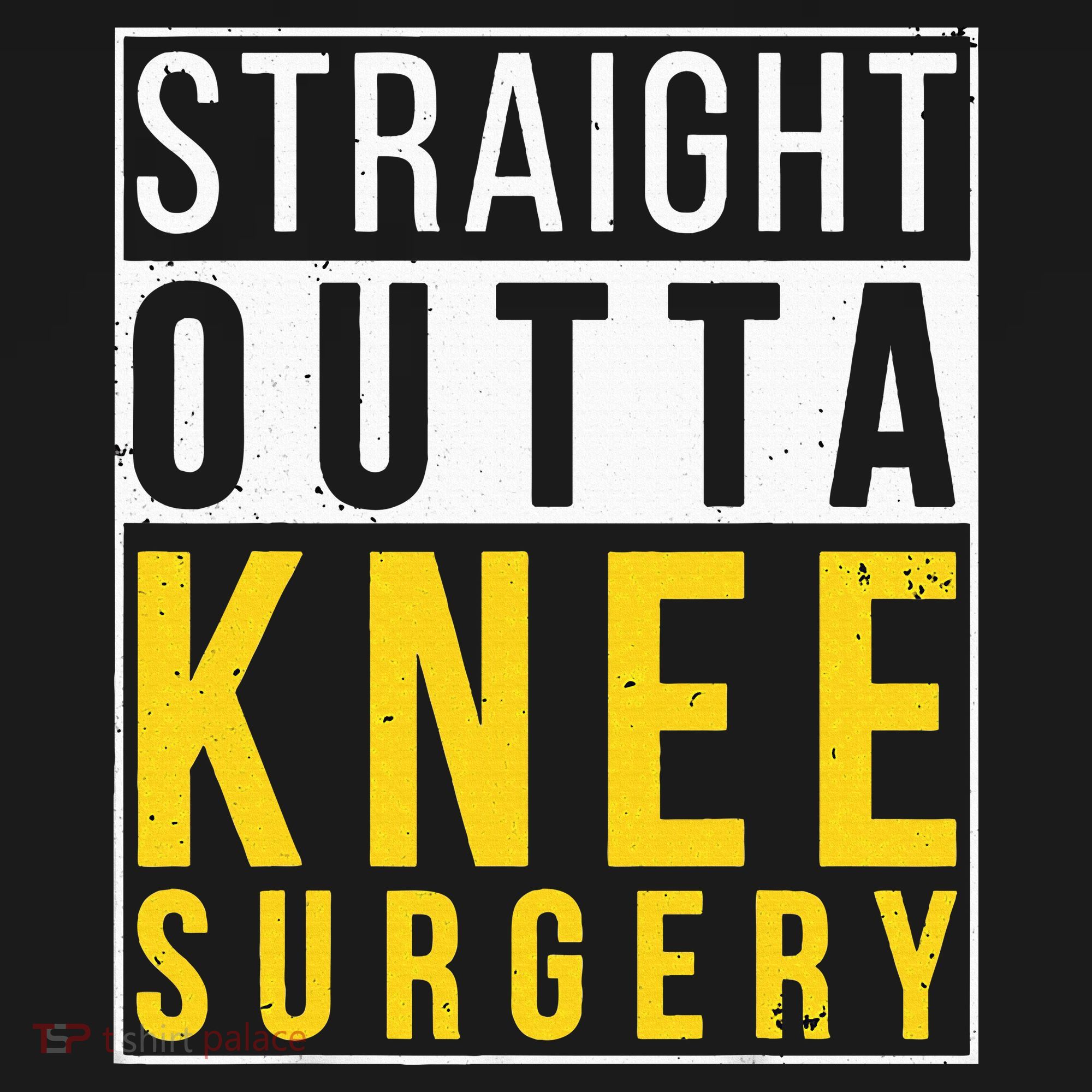 Straight Outta Knee Surgery Funny Recovery Get Well Gifts Women's Hoodie