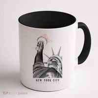 Statue Of Liberty New York City Since 1898 Coffee Mug thumb 1