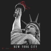 Statue Of Liberty New York City Since 1898 Beanie thumb 2