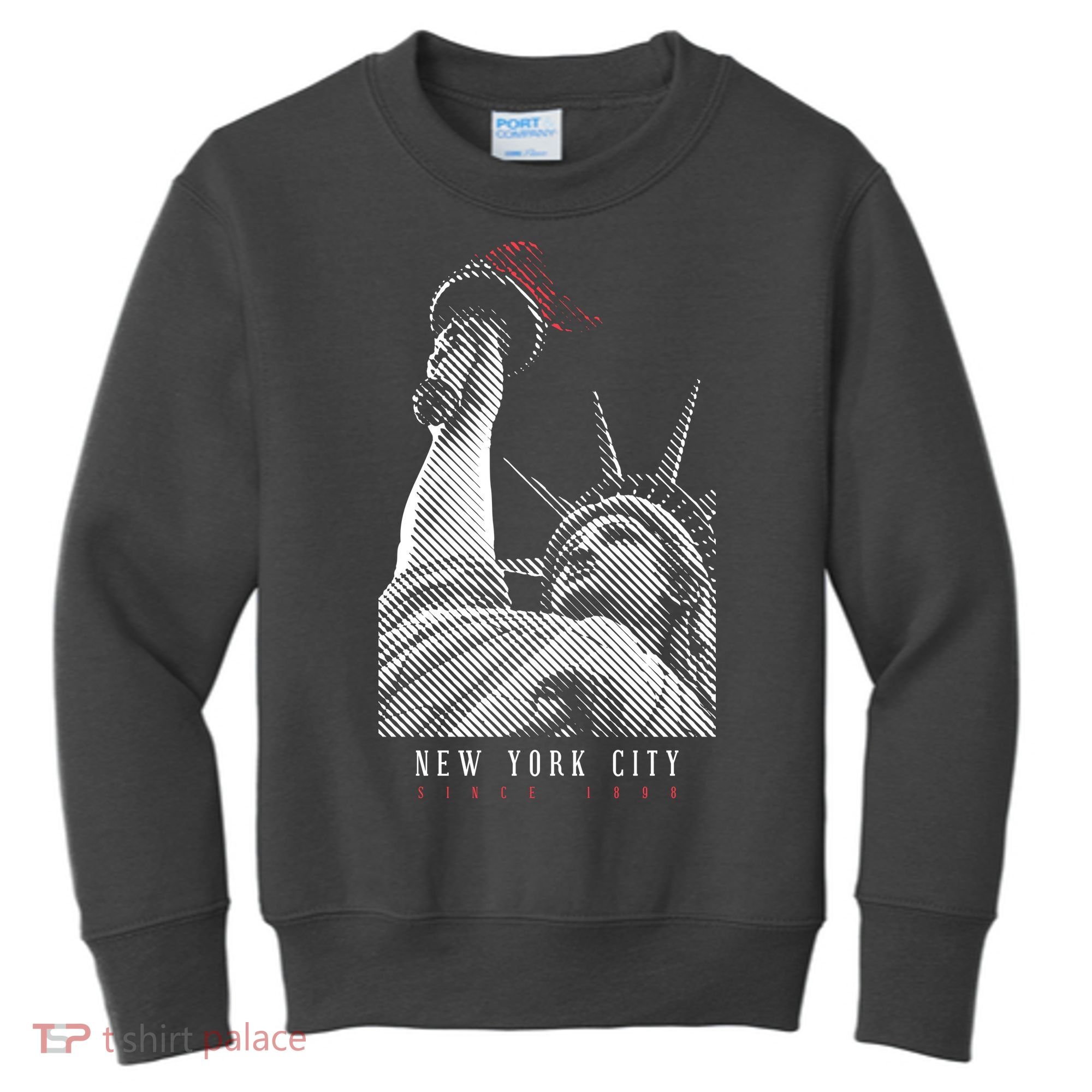 Statue Of Liberty New York City Since 1898 Kids Sweatshirt