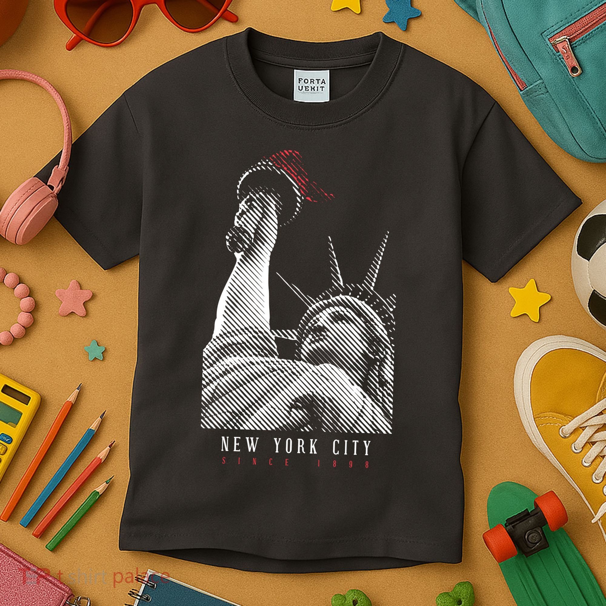 Statue Of Liberty New York City Since 1898 Kids T-Shirt
