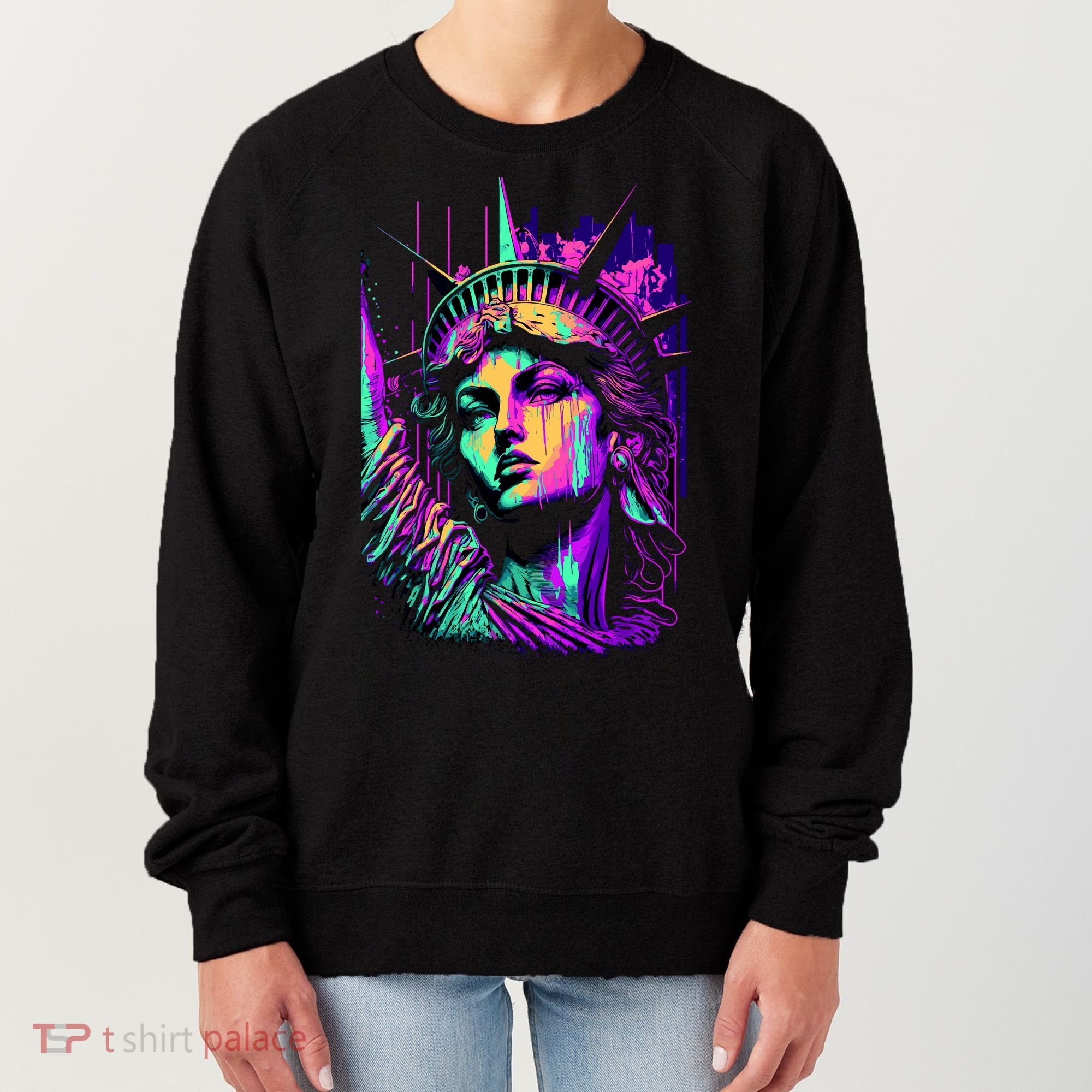 Statue Of Liberty Art Women's Sweatshirt