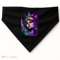 Statue Of Liberty Art USA-Made Doggie Bandana thumb 0