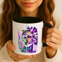 Statue Of Liberty Art Coffee Mug thumb 3