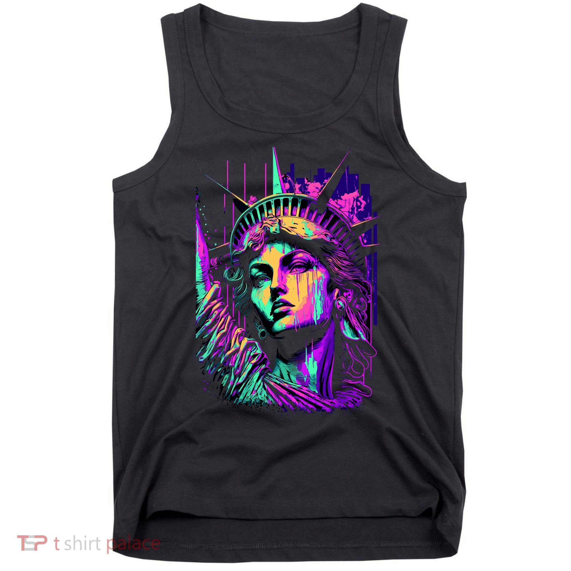 Statue Of Liberty Art Tank Top