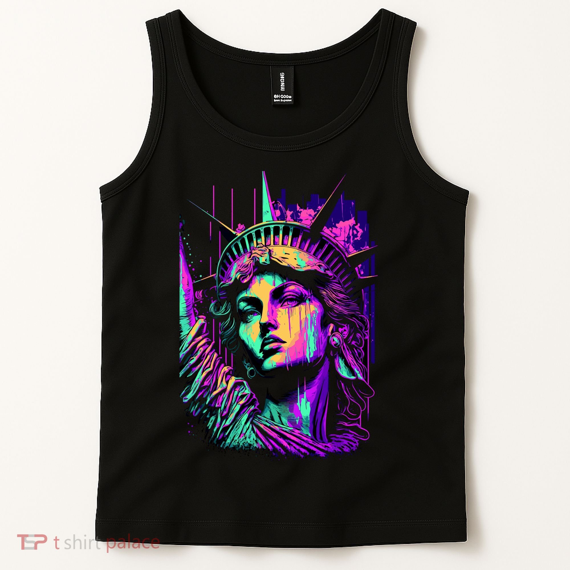 Statue Of Liberty Art Tank Top