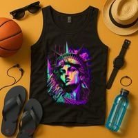 Statue Of Liberty Art Tank Top thumb 4