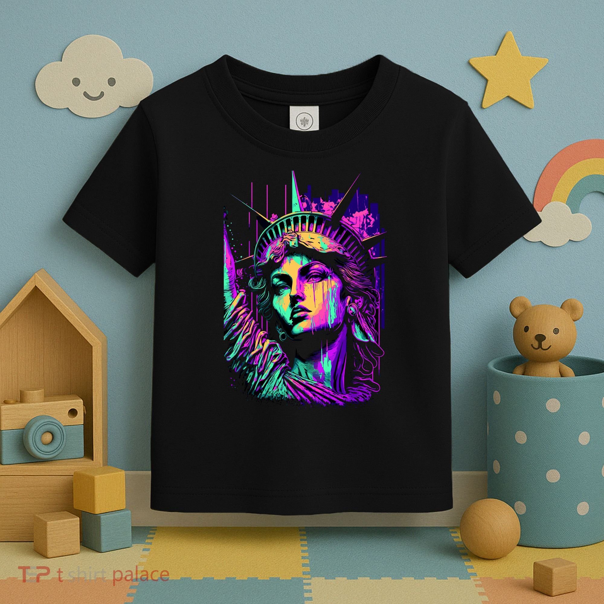 Statue Of Liberty Art Toddler T-Shirt
