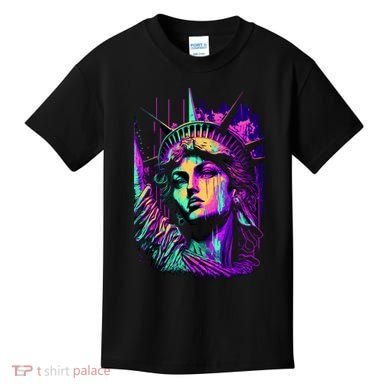 Statue Of Liberty Art Kids T-Shirt