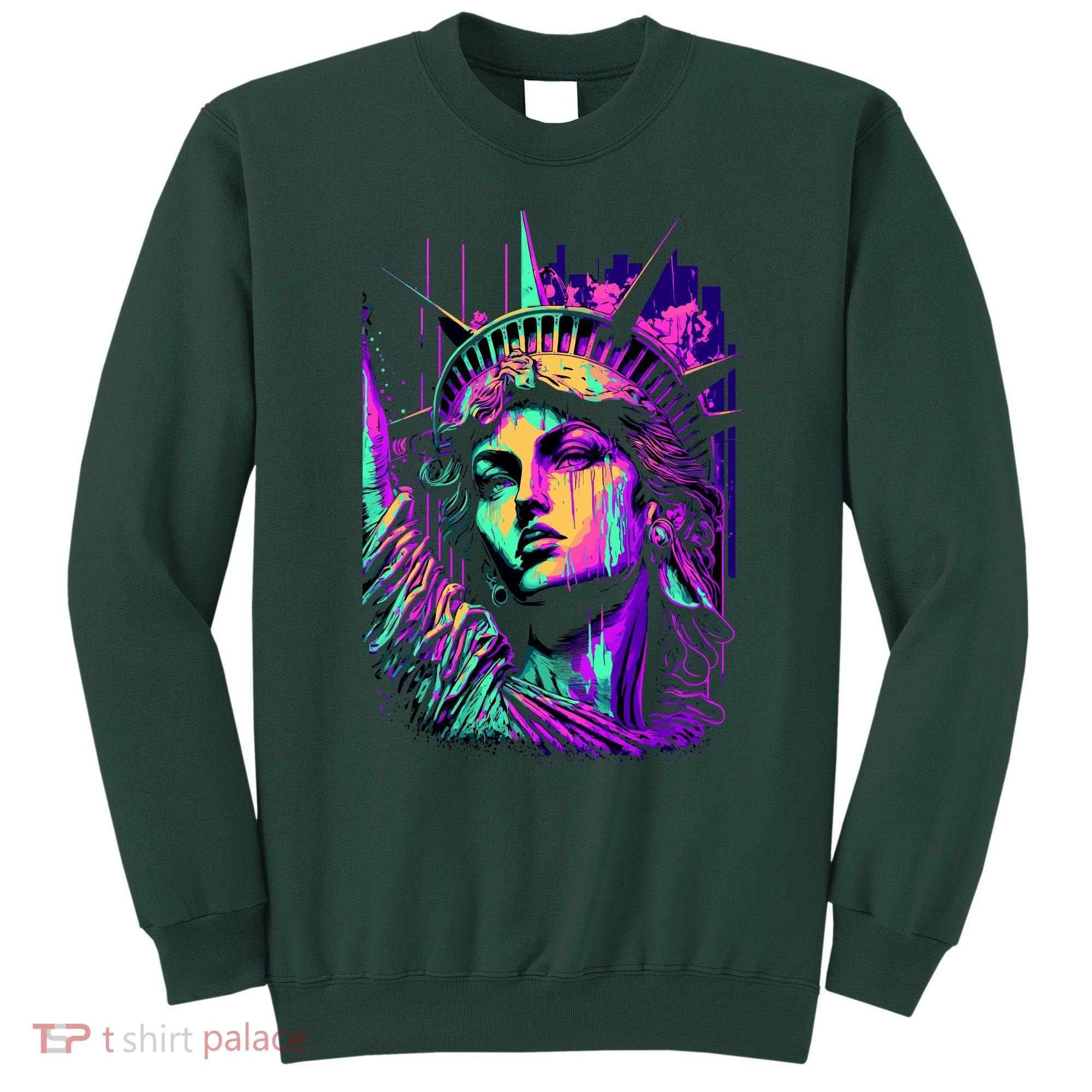 Statue Of Liberty Art Sweatshirt