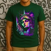 Statue Of Liberty Art T-Shirt thumb 3