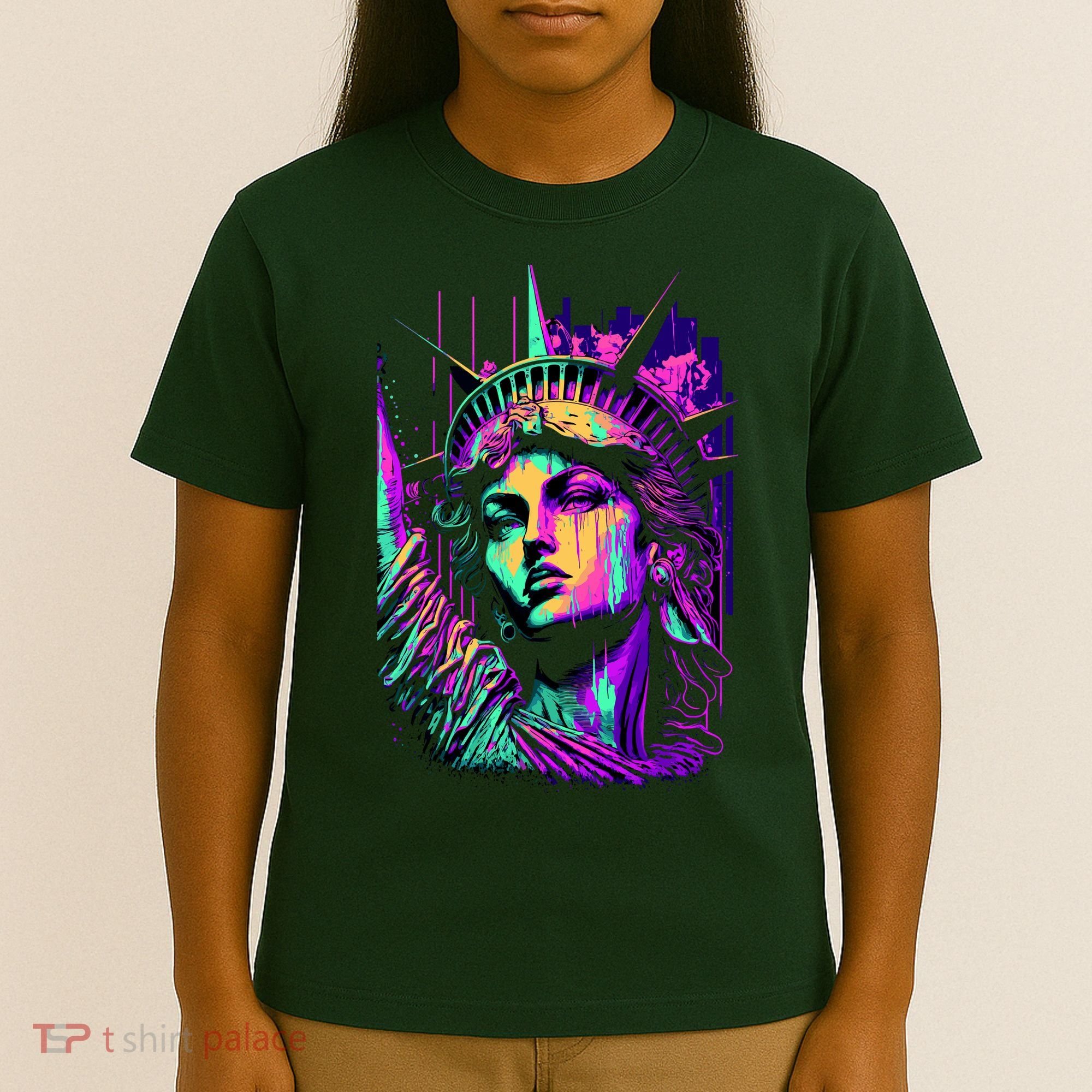 Statue Of Liberty Art T-Shirt
