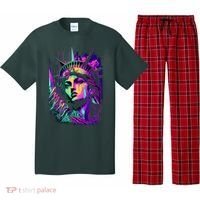 Statue Of Liberty Art Pajama Set thumb 0