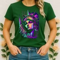 Statue Of Liberty Art Women's T-Shirt thumb 2