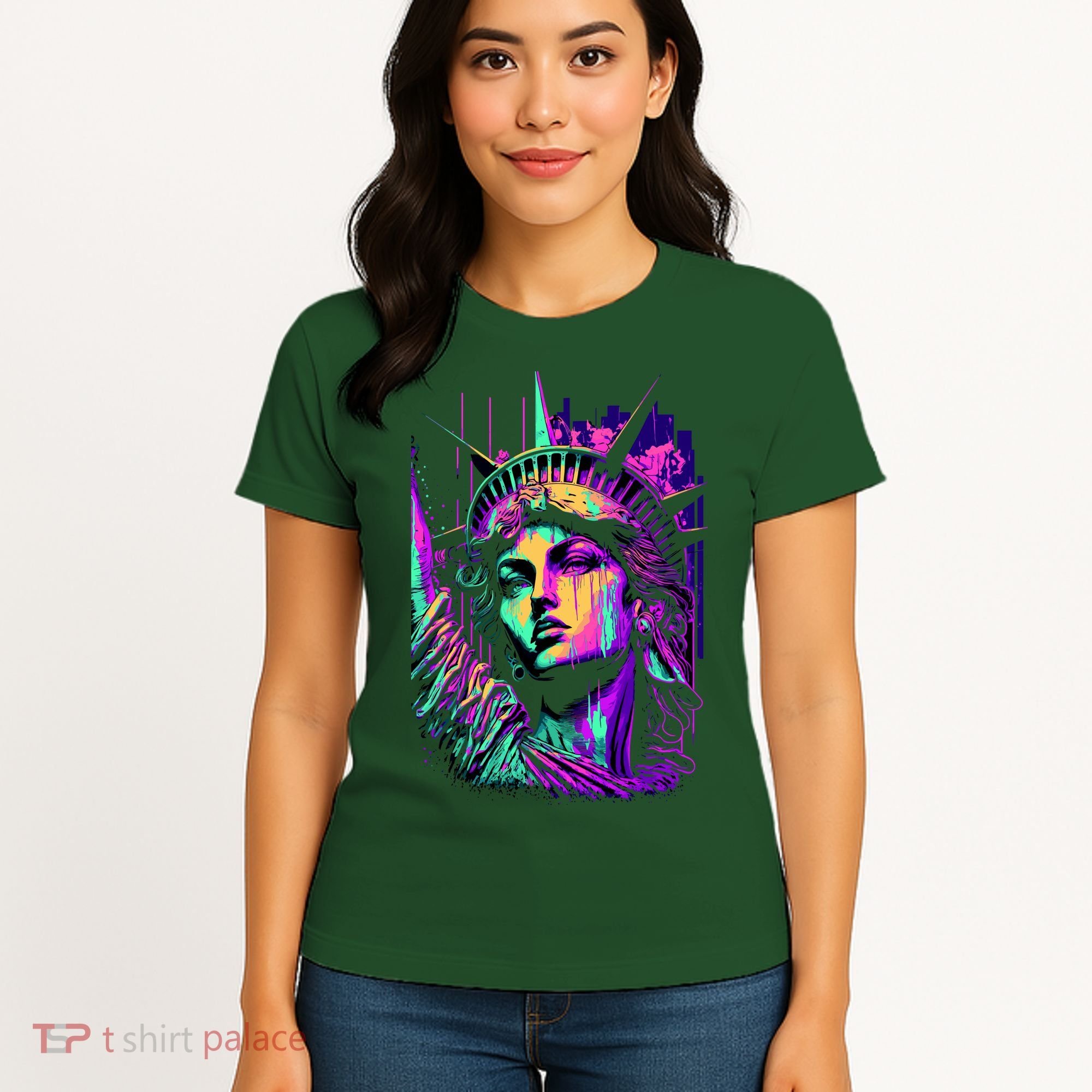 Statue Of Liberty Art Women's T-Shirt