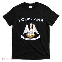 State Of Louisiana Flag Pelican La New Orleans Baton Rouge T-Shirt thumb 0