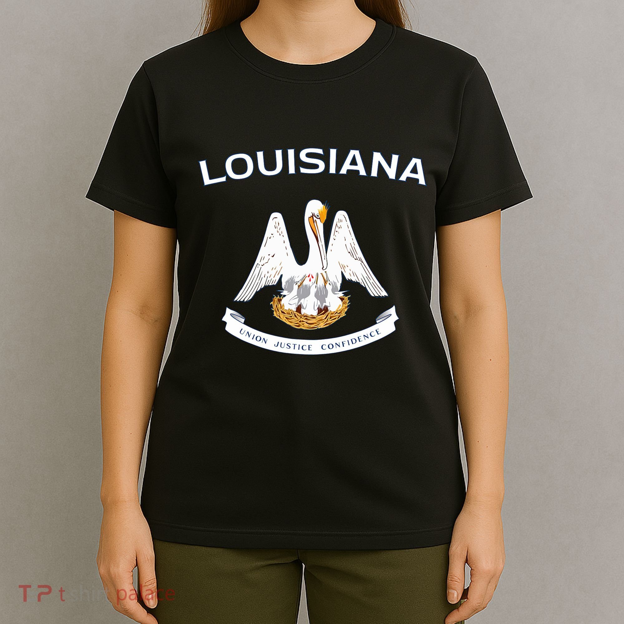 State Of Louisiana Flag Pelican La New Orleans Baton Rouge T-Shirt