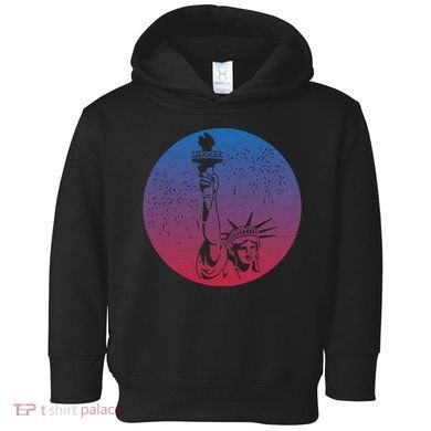 Statue Of Liberty New York Retro Toddler Hoodie
