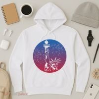 Statue Of Liberty New York Retro Hoodie thumb 3