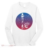 Statue Of Liberty New York Retro Long Sleeve Shirt thumb 0