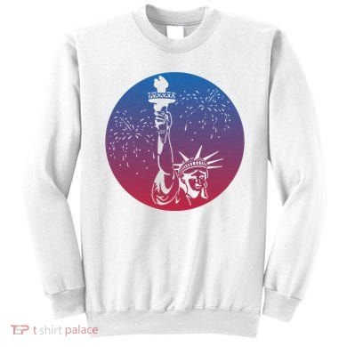 Statue Of Liberty New York Retro Sweatshirt