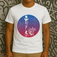 Statue Of Liberty New York Retro T-Shirt thumb 3