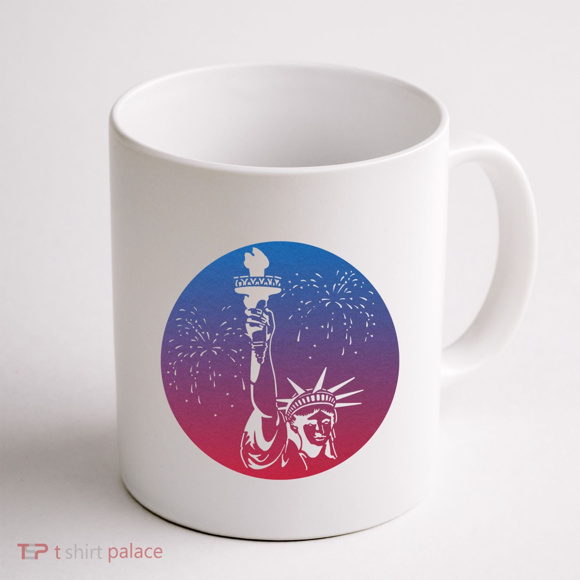 Statue Of Liberty New York Retro Coffee Mug