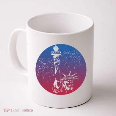 Statue Of Liberty New York Retro Coffee Mug