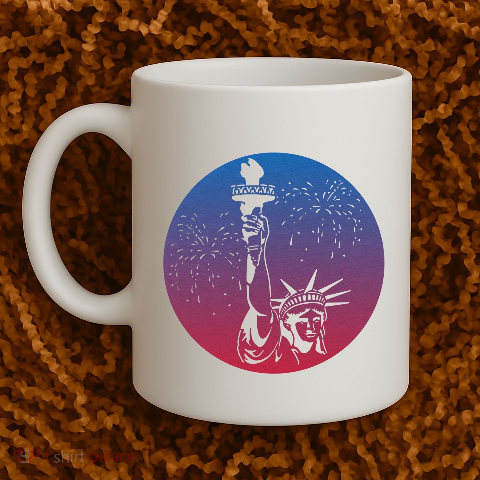 Statue Of Liberty New York Retro Coffee Mug