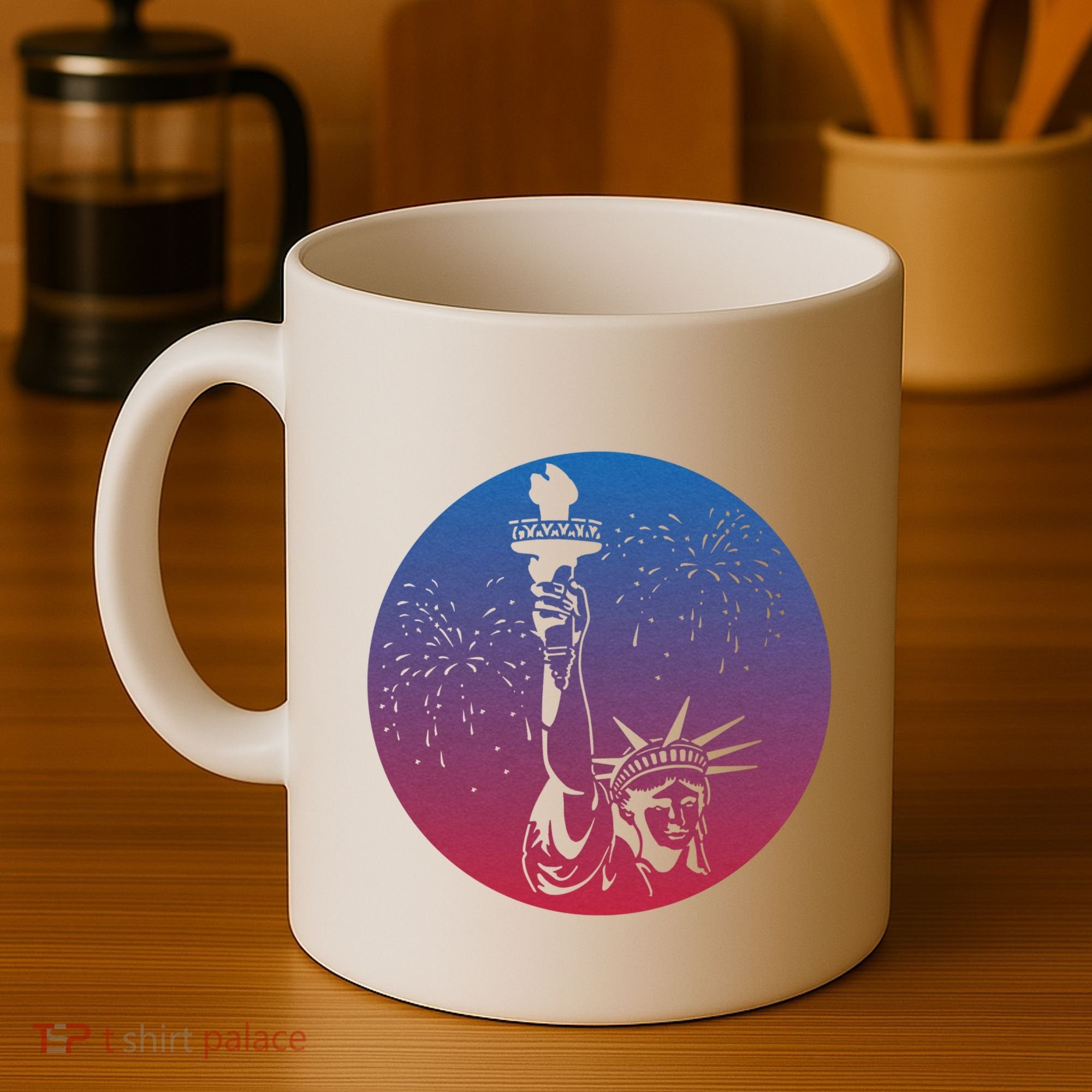 Statue Of Liberty New York Retro Coffee Mug