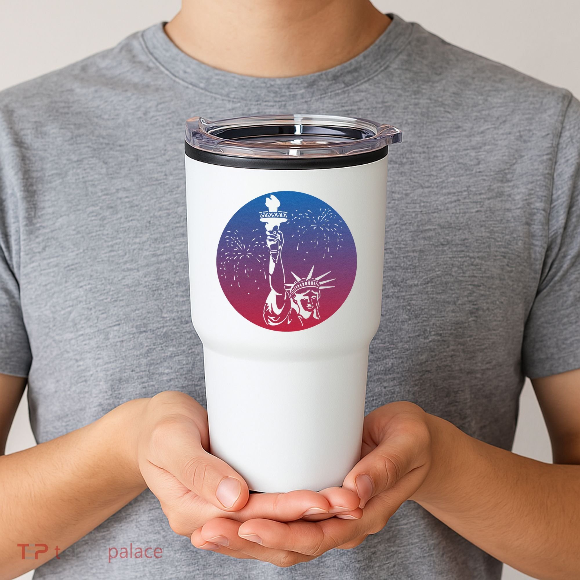 Statue Of Liberty New York Retro Tumbler